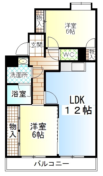 ウエストクリークの間取り
