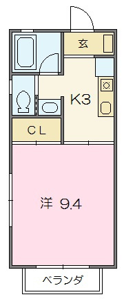 ハイツ・コロモの間取り