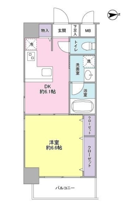 コモドール雷門の間取り
