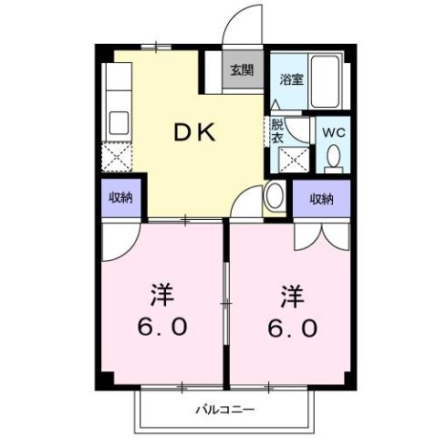 サンライズ江藤の間取り