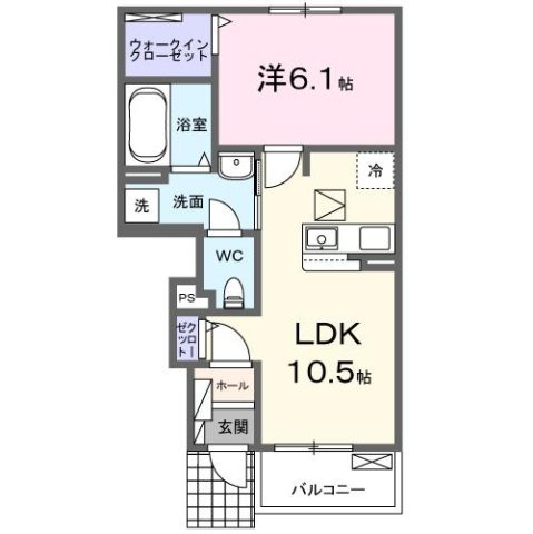 グランデュール　Ｎ　ファインⅡの間取り