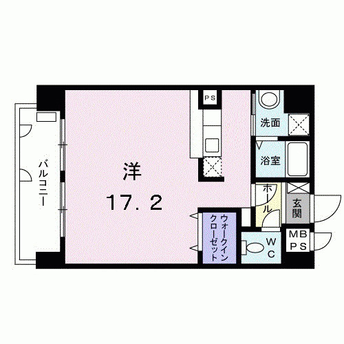 ラ・ペジーブル新町の間取り