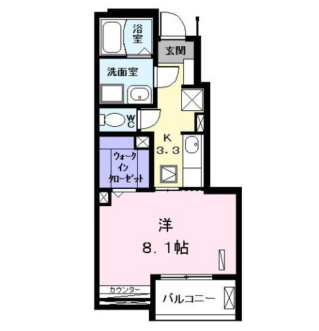 Ｖｉｏｌａ（ビオラ）の間取り