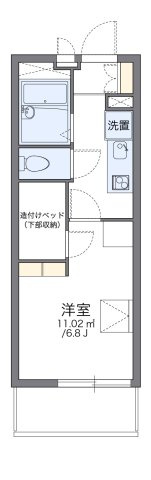 レオパレス常磐の間取り