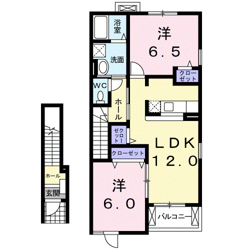 【間取り】 | プルミエⅡ