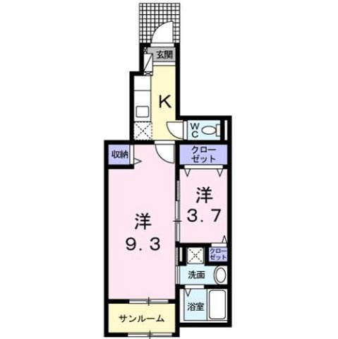 レジデンス・ジール　Ⅰの間取り