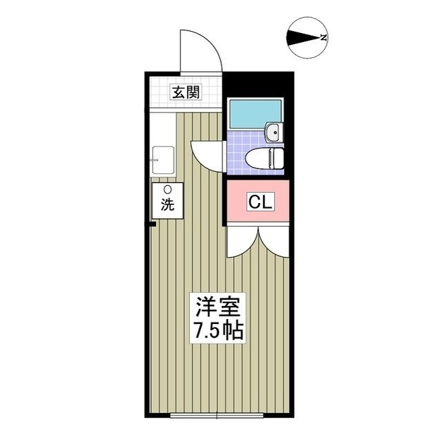 ハイツ谷野の間取り
