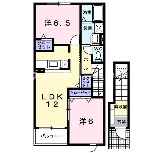 サニーヒルズ　Ｃの間取り