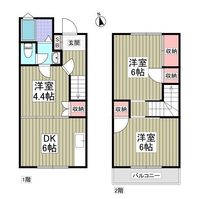 メゾンホリコシ壱番館の間取り
