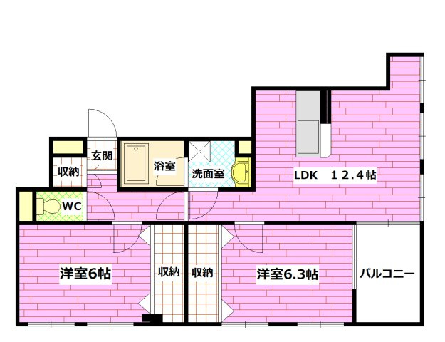 パレドゥロセアンの間取り