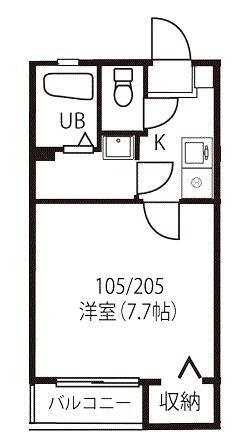 楓の間取り