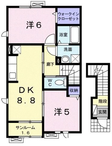 レ・セーナの間取り