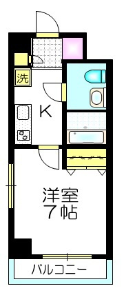 グラータ南池袋の間取り|★角部屋２面採光★
