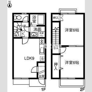 ハイツヤマザキAの間取り