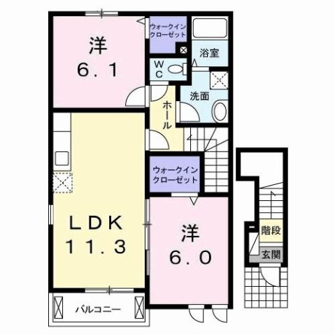 ガーデンハウスⅡの間取り