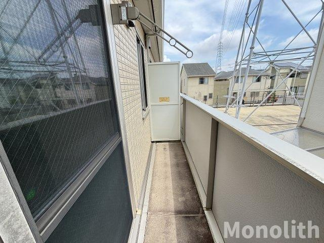 プレミール北信太のバルコニー