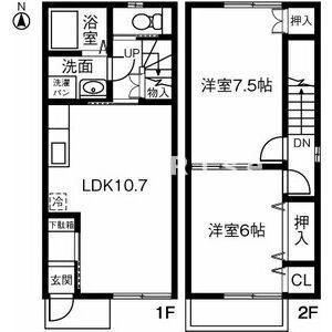 ブルーム前田Ｂの間取り