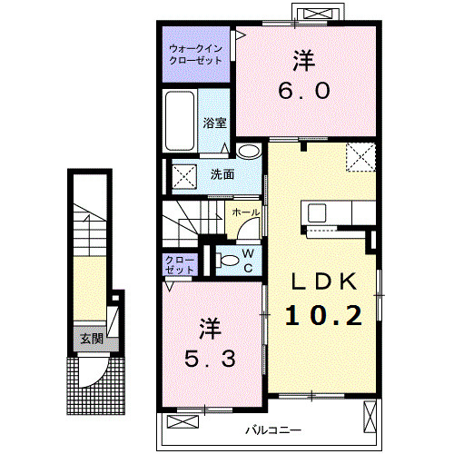 【間取り】 | セレッソⅡ
