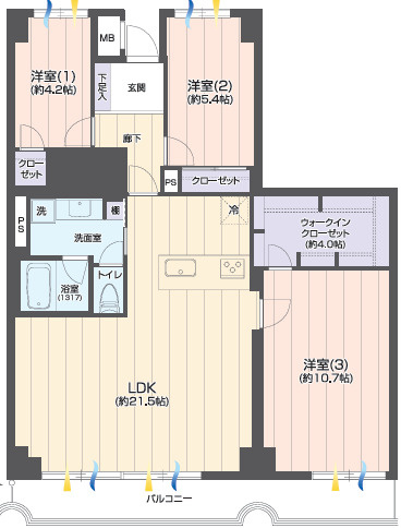 ファミール本郷の間取り