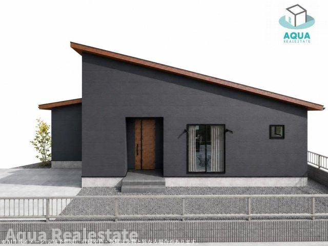 高松市川島本町の新築一戸建の外観パース|外観パースです