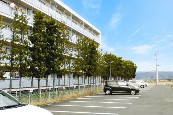 ビレッジハウス都南2号棟の駐車場