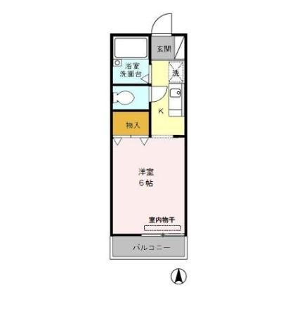 セジュール西春の間取り