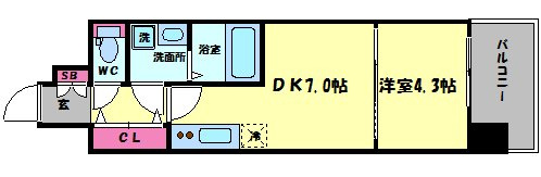レオンコンフォート九条ガレリアの間取り|レオンコンフォート九条ガレリア　間取り