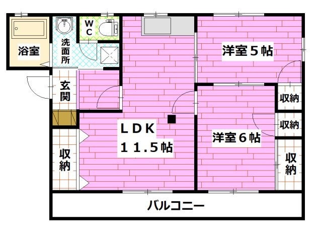 レジデンス飯田の間取り