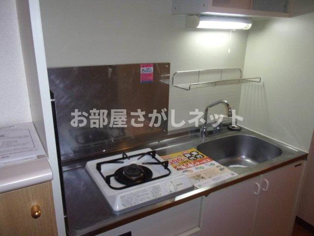 メインステージ本駒込駅前【おとり物件なし】#学生・社会人にオススメ！初期費用分割払いOK！のキッチン|1口ガスコンロ