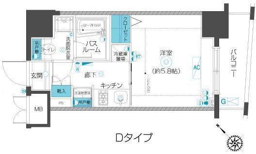 フェニックス武蔵小山の間取り