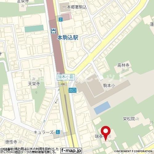 プリズムスクエア本駒込【おとり物件なし】#学生・社会人にオススメ！初期費用分割払いOK！の地図