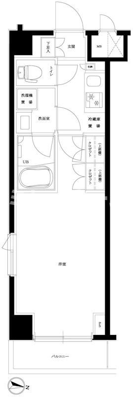 ルーブル南馬込六番館の間取り
