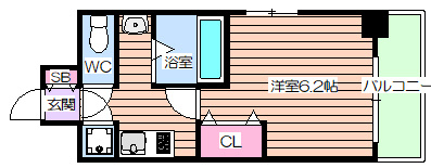 【間取り】 | ジュネーゼ梅田北プラウディア