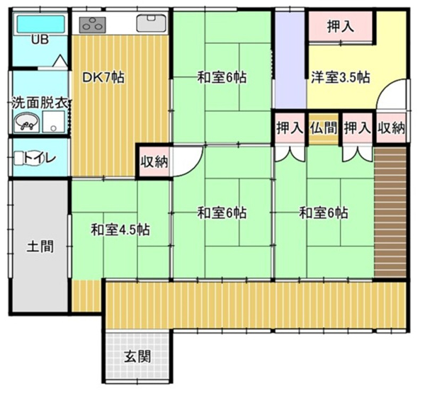 【間取り】 | 都城市山田町山田　380万円
