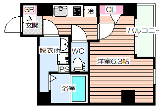 【間取り】 | グランパシフィック木川東