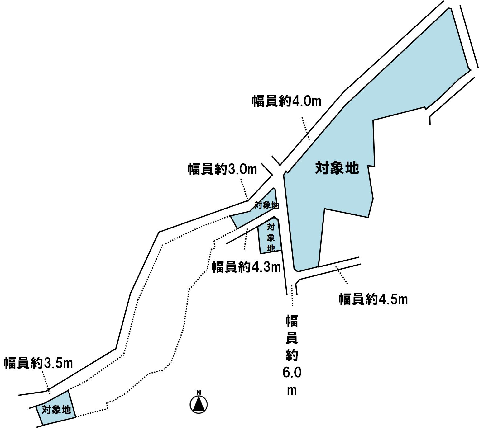売地　豊橋市石巻本町字中尾27外