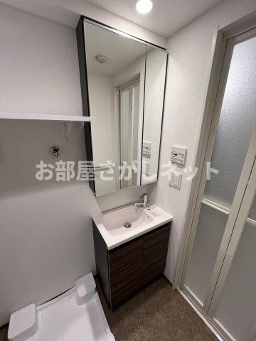 クレヴィスタ横浜【おとり物件なし】#学生・社会人にオススメ！初期費用分割払いOK！の独立洗面台