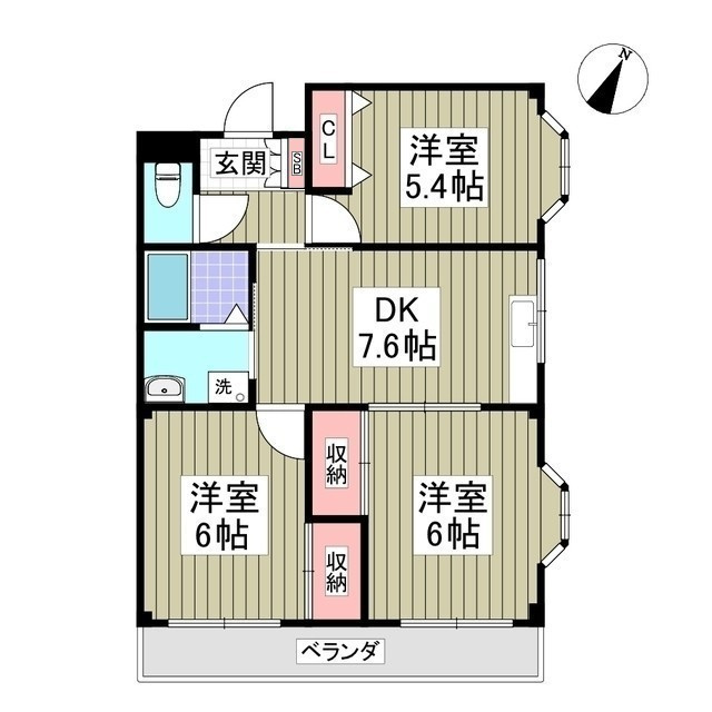 ニューロイヤルハイツの間取り