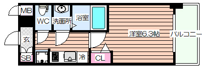 【間取り】 | プレサンス新大阪イオリア