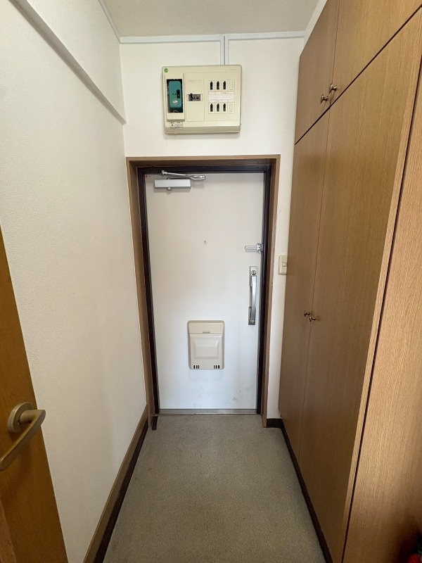 田園調布スカイマンションの玄関|落ち着いた玄関です