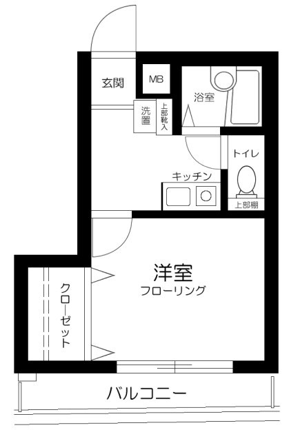 アローハイツ上北沢の間取り
