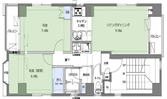 アゼリアガーデンの間取り