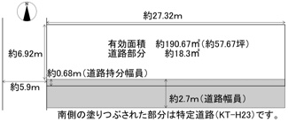 【土地図】 | 紫竹下緑町　売土地