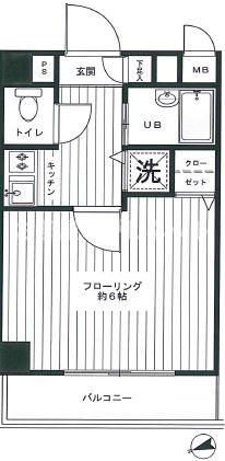 パークウェル目白【おとり物件なし】#学生・社会人にオススメ！初期費用分割払いOK！の間取り