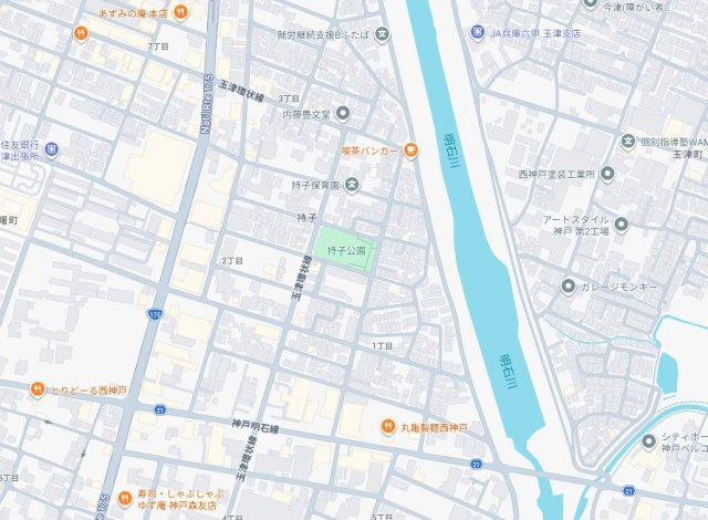 神戸市西区持子　第5期　新築一戸建ての地図