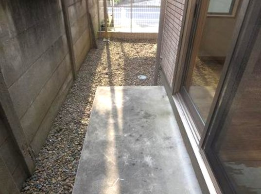 プラージュのバルコニー