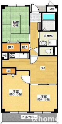 ドミールカメリアの間取り