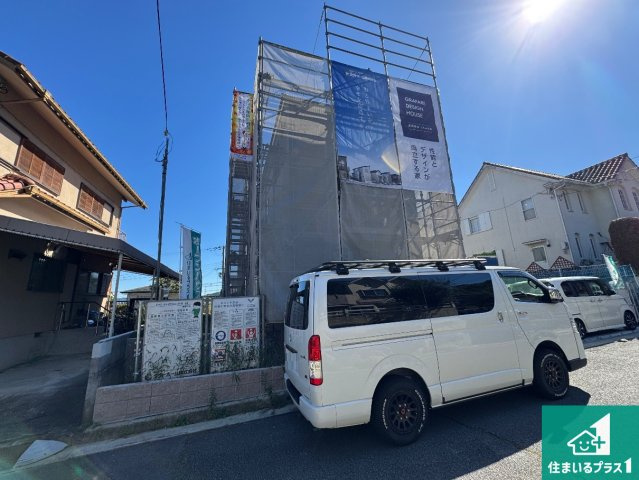 川西市清和台西　第4期　新築一戸建ての外観|現在の進捗状況です！順調に作業進行中、完成が待ち遠しいです！詳細の間取り等、お気軽にお問い合わせください！