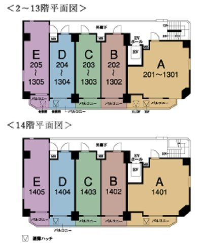 サンピエス大森の区画図