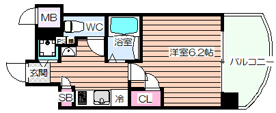 【間取り】 | プレサンス天満ステーションフロント